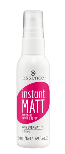 essence instant matt make-up setting spray